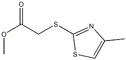 methyl 2-[(4-methyl-1,3-thiazol-2-yl)sulfanyl]acetate 结构式