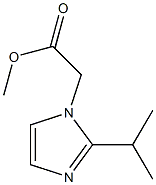 methyl 2-[2-(propan-2-yl)-1H-imidazol-1-yl]acetate 结构式