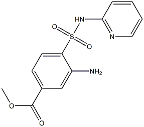 methyl 3-amino-4-(pyridin-2-ylsulfamoyl)benzoate 结构式