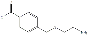 methyl 4-{[(2-aminoethyl)sulfanyl]methyl}benzoate 结构式