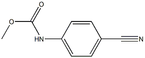 methyl N-(4-cyanophenyl)carbamate 结构式