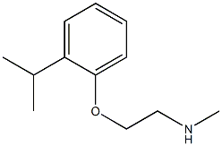 methyl({2-[2-(propan-2-yl)phenoxy]ethyl})amine 结构式
