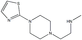 methyl({2-[4-(1,3-thiazol-2-yl)piperazin-1-yl]ethyl})amine 结构式