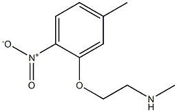 methyl[2-(5-methyl-2-nitrophenoxy)ethyl]amine 结构式