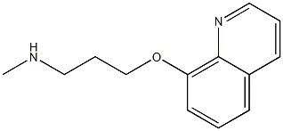 methyl[3-(quinolin-8-yloxy)propyl]amine 结构式