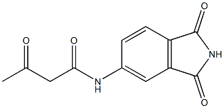 N-(1,3-dioxo-2,3-dihydro-1H-isoindol-5-yl)-3-oxobutanamide 结构式