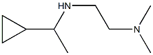 N'-(1-cyclopropylethyl)-N,N-dimethylethane-1,2-diamine 结构式
