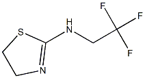 N-(2,2,2-trifluoroethyl)-4,5-dihydro-1,3-thiazol-2-amine 结构式