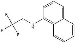 N-(2,2,2-trifluoroethyl)naphthalen-1-amine 结构式