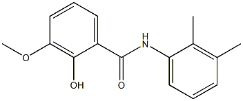 N-(2,3-dimethylphenyl)-2-hydroxy-3-methoxybenzamide 结构式