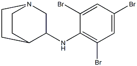 N-(2,4,6-tribromophenyl)-1-azabicyclo[2.2.2]octan-3-amine 结构式