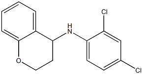 N-(2,4-dichlorophenyl)-3,4-dihydro-2H-1-benzopyran-4-amine 结构式