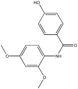 N-(2,4-dimethoxyphenyl)-4-hydroxybenzamide 结构式