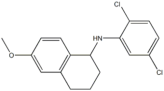 N-(2,5-dichlorophenyl)-6-methoxy-1,2,3,4-tetrahydronaphthalen-1-amine 结构式