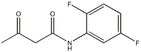 N-(2,5-difluorophenyl)-3-oxobutanamide 结构式