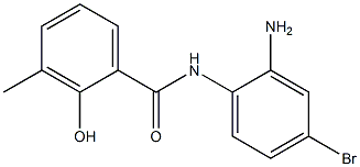 N-(2-amino-4-bromophenyl)-2-hydroxy-3-methylbenzamide 结构式