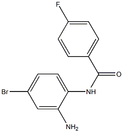 N-(2-amino-4-bromophenyl)-4-fluorobenzamide 结构式
