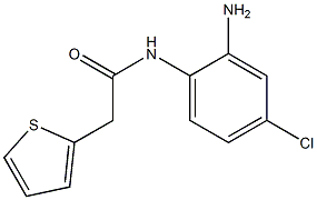 N-(2-amino-4-chlorophenyl)-2-thien-2-ylacetamide 结构式