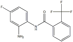 N-(2-amino-4-fluorophenyl)-2-(trifluoromethyl)benzamide 结构式