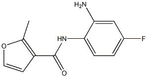 N-(2-amino-4-fluorophenyl)-2-methyl-3-furamide 结构式