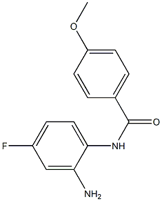 N-(2-amino-4-fluorophenyl)-4-methoxybenzamide 结构式