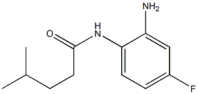 N-(2-amino-4-fluorophenyl)-4-methylpentanamide 结构式