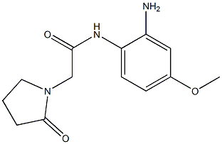N-(2-amino-4-methoxyphenyl)-2-(2-oxopyrrolidin-1-yl)acetamide 结构式