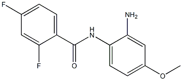 N-(2-amino-4-methoxyphenyl)-2,4-difluorobenzamide 结构式