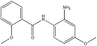 N-(2-amino-4-methoxyphenyl)-2-methoxybenzamide 结构式