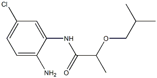 N-(2-amino-5-chlorophenyl)-2-(2-methylpropoxy)propanamide 结构式