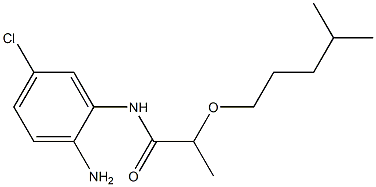 N-(2-amino-5-chlorophenyl)-2-[(4-methylpentyl)oxy]propanamide 结构式