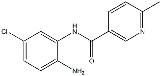 N-(2-amino-5-chlorophenyl)-6-methylnicotinamide 结构式