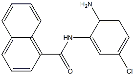 N-(2-amino-5-chlorophenyl)naphthalene-1-carboxamide 结构式