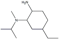 N-(2-amino-5-ethylcyclohexyl)-N-isopropyl-N-methylamine 结构式