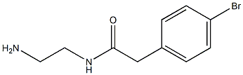 N-(2-aminoethyl)-2-(4-bromophenyl)acetamide 结构式