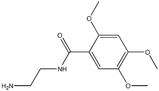 N-(2-aminoethyl)-2,4,5-trimethoxybenzamide 结构式