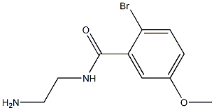 N-(2-aminoethyl)-2-bromo-5-methoxybenzamide 结构式