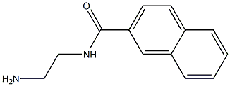 N-(2-aminoethyl)-2-naphthamide 结构式