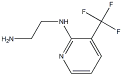 N-(2-aminoethyl)-N-[3-(trifluoromethyl)pyridin-2-yl]amine 结构式