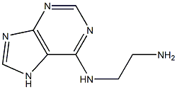 N-(2-aminoethyl)-N-7H-purin-6-ylamine 结构式