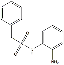 N-(2-aminophenyl)-1-phenylmethanesulfonamide 结构式