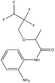 N-(2-aminophenyl)-2-(2,2,3,3-tetrafluoropropoxy)propanamide 结构式