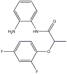 N-(2-aminophenyl)-2-(2,4-difluorophenoxy)propanamide 结构式