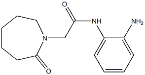 N-(2-aminophenyl)-2-(2-oxoazepan-1-yl)acetamide 结构式