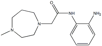 N-(2-aminophenyl)-2-(4-methyl-1,4-diazepan-1-yl)acetamide 结构式