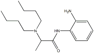 N-(2-aminophenyl)-2-(dibutylamino)propanamide 结构式