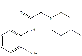 N-(2-aminophenyl)-2-[butyl(ethyl)amino]propanamide 结构式