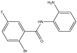 N-(2-aminophenyl)-2-bromo-5-fluorobenzamide 结构式