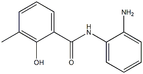 N-(2-aminophenyl)-2-hydroxy-3-methylbenzamide 结构式