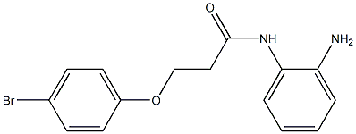 N-(2-aminophenyl)-3-(4-bromophenoxy)propanamide 结构式